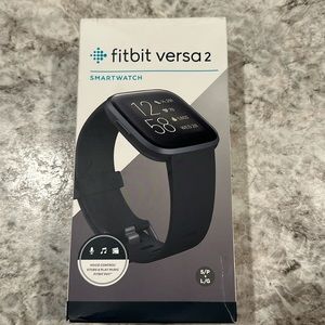 Brand New in box Fitbit versa 2 black smartwatch